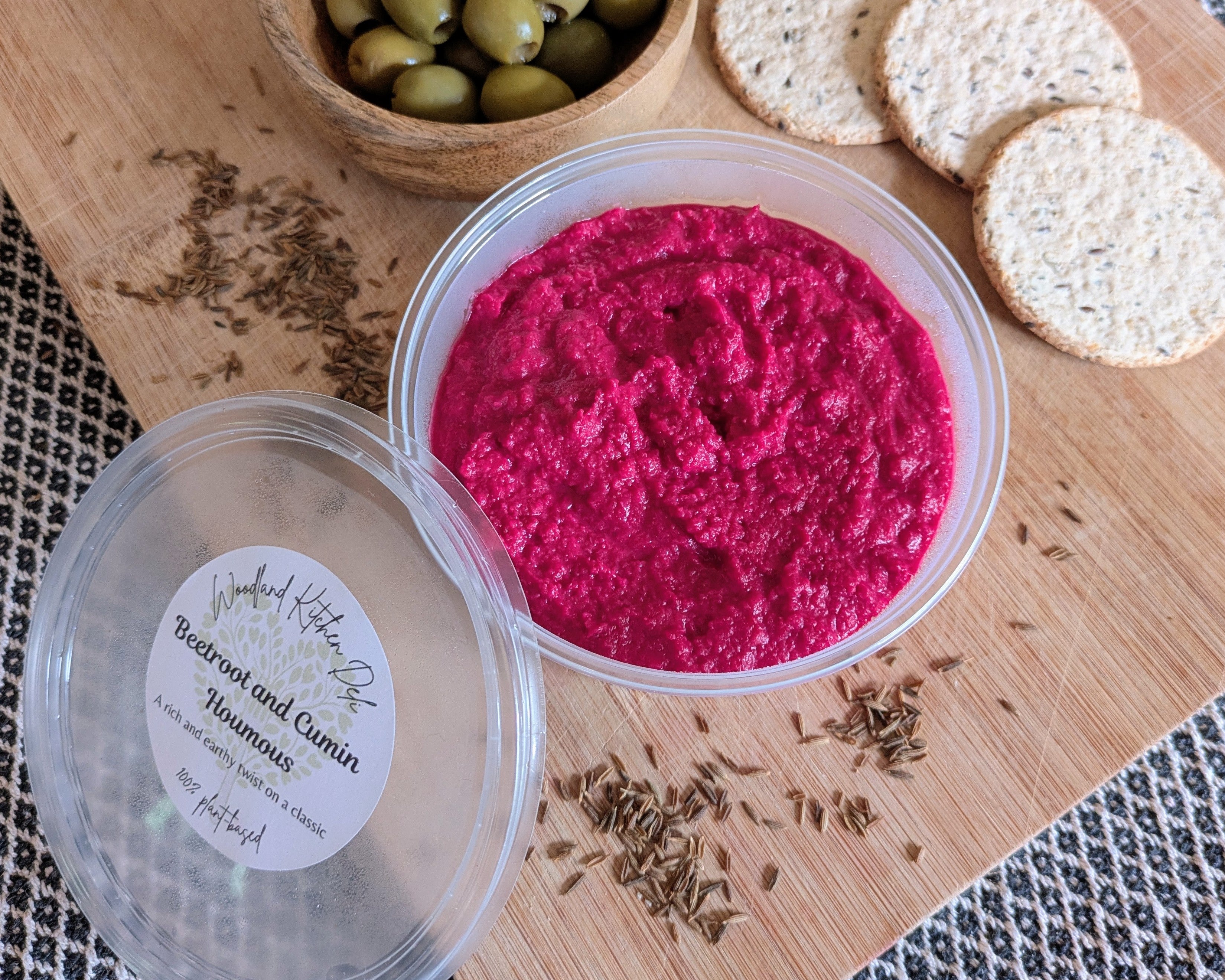 Beetroot & Cumin Houmous